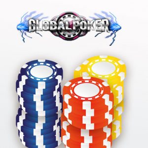 90VM Global Poker Chips + 12 TOP UP