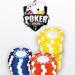 1LB Social Poker Chips + 12 TOP UP