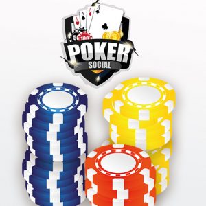 500XM Social Poker Chips + 12 TOP UP