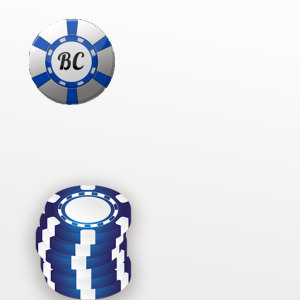 2GZ Blue Chip Poker Chips + 4 TOP UP